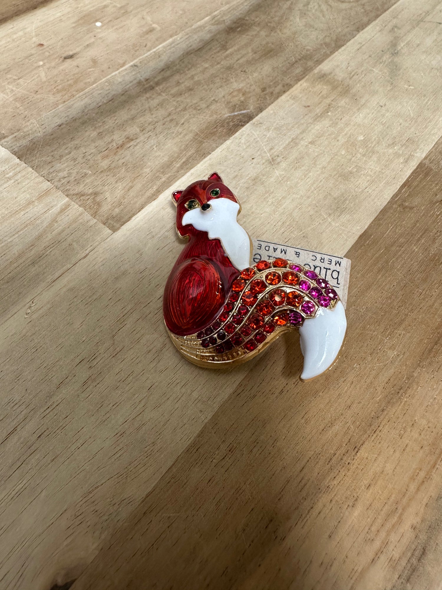 Brooch Pin | Red Fox