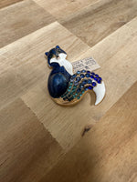 Brooch Pin | Blue Fox