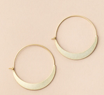 Refined Earrings | Crescent Hoop