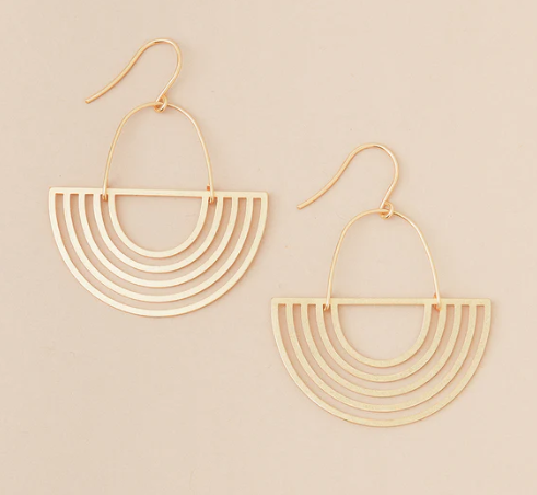 Refined Earrings | Solar Sun Rays
