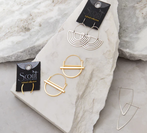 Refined Earrings | Solar Sun Rays