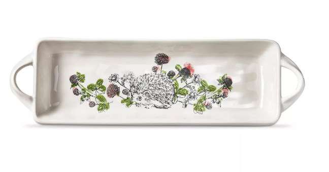 Ceramic Platter | Hedgehog Floral