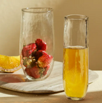 Pebbled Artisan Glass Cups - LARGE