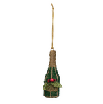 Ornament | Beaded Champagne Bottle