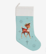Christmas Stocking | Vintage Reindeer