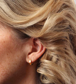 Marrin Costello Fine Jewelry | Earrings | HEX Huggies Hoops - GOLD