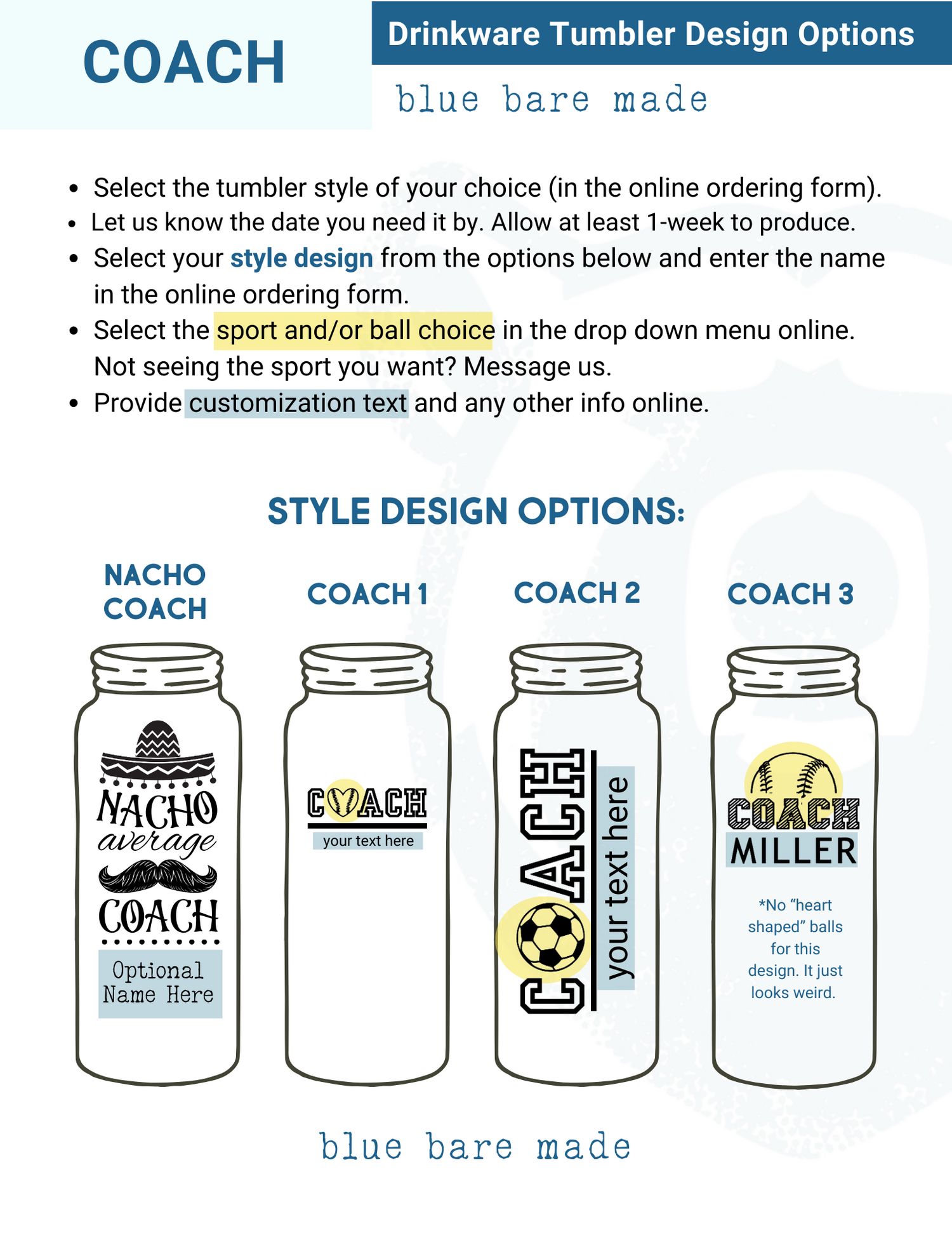 Custom Drinkware | Coach Gift
