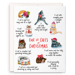 Greeting Card | 12 Cats of Christmas