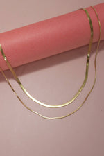 STAINLESS STEEL TARNISH FREE MULTI LAYER NECKLACE | GOLD