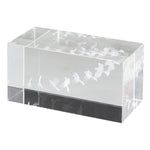 Etched Glass Hologram Block | Birds in Flight
