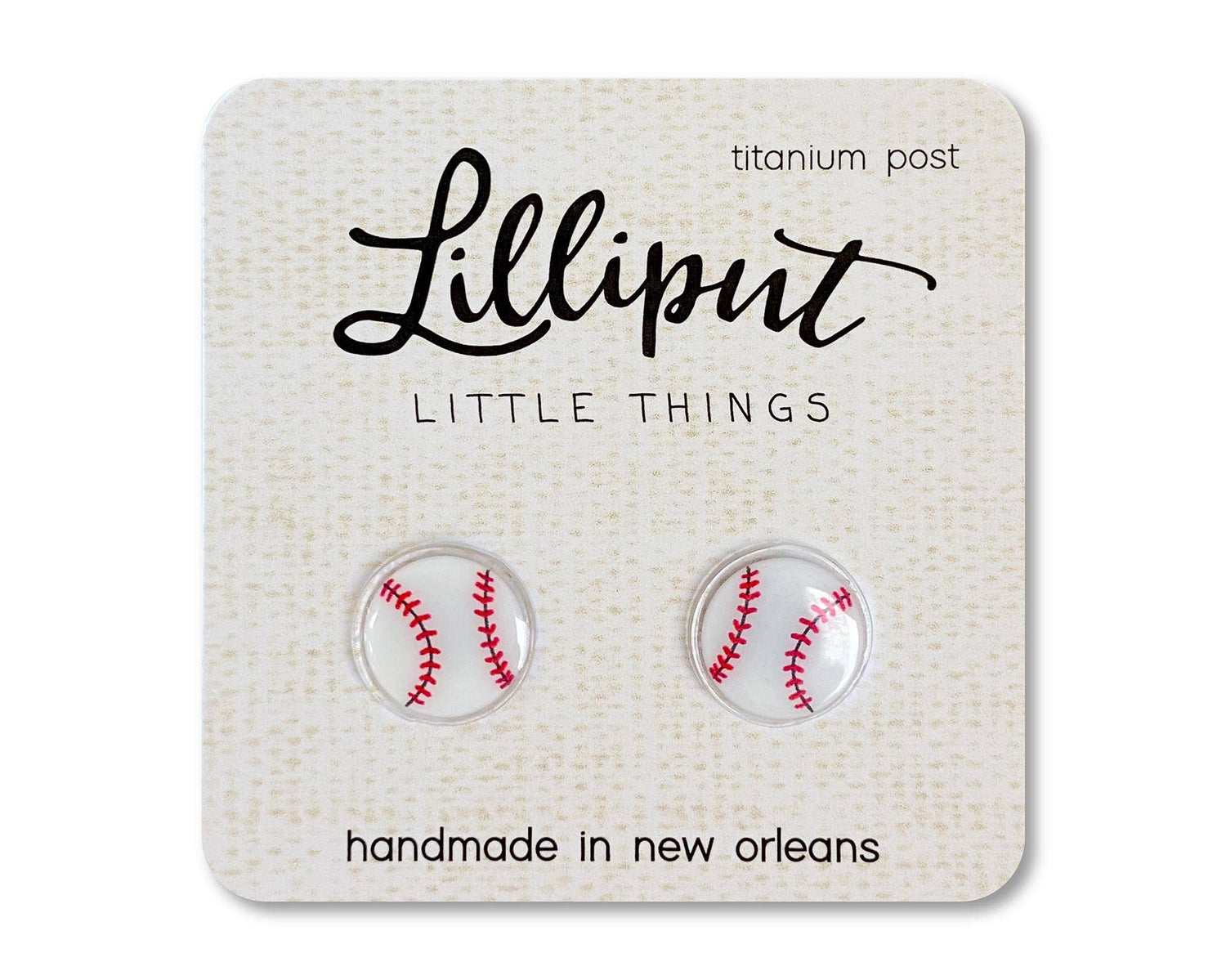 Earrings | Baseball Studs