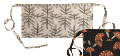 Apron | Waist Pocket Green Leaf
