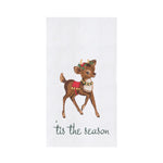 Christmas Vintage Reindeer Kitchen Towel