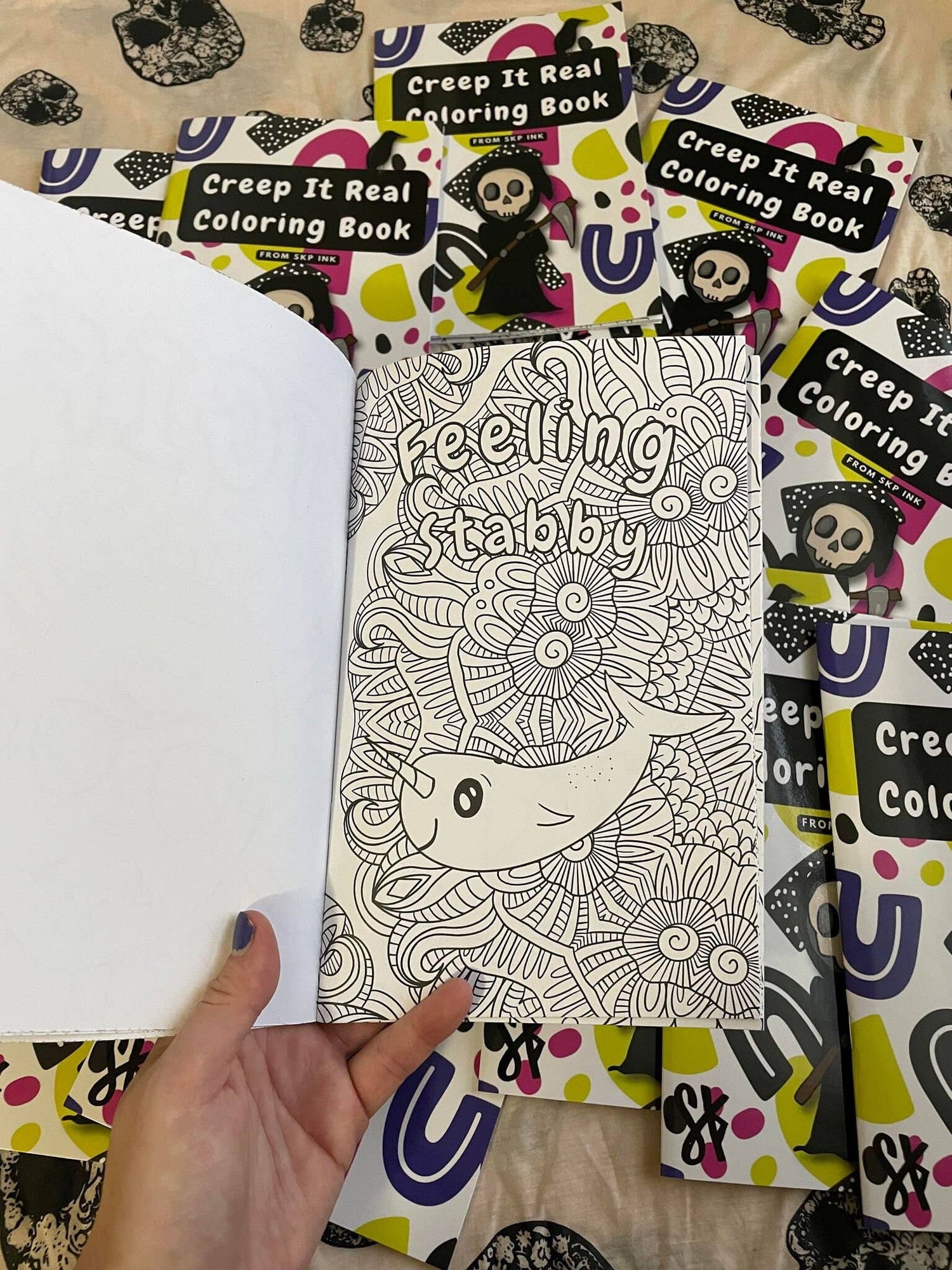 Creep it Real | Dark Humor Pun Coloring Book for Adults
