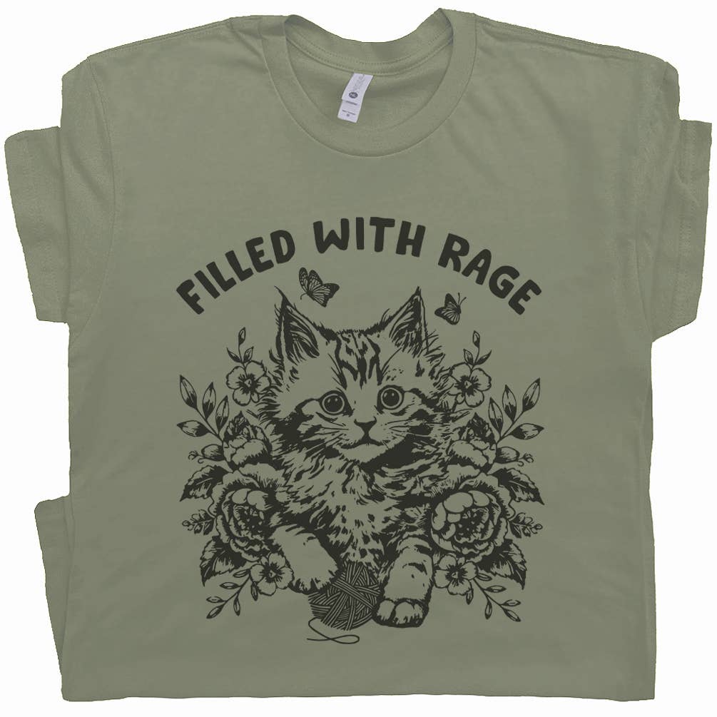 T-Shirt | Cute Kitten "Filled With Rage"