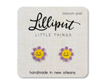 Stud Earrings | Easter Happy Daisy