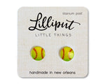 Stud Earrings | Softball Earrings