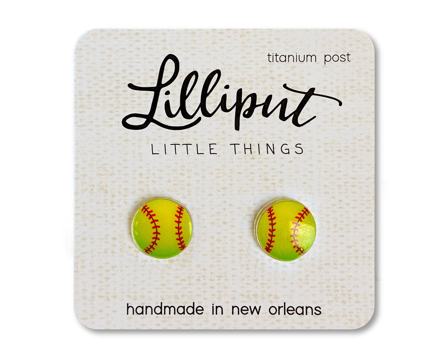 Stud Earrings | Softball Earrings