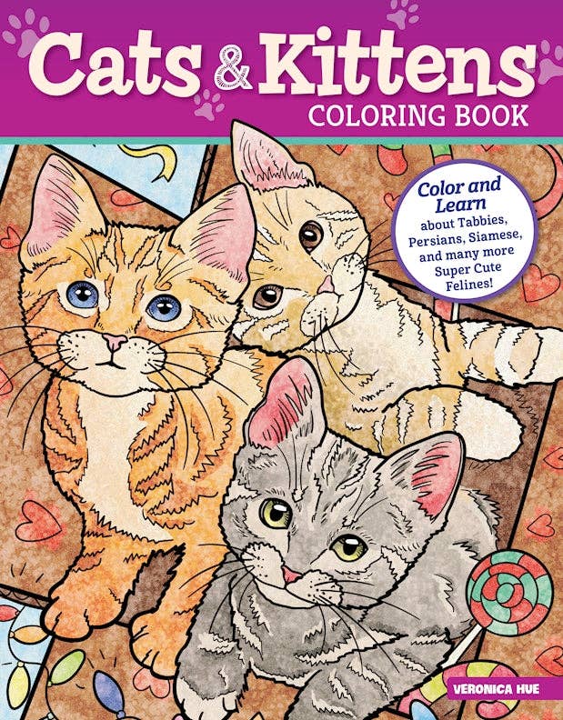 Coloring Book | Cats & Kittens, Learn about Cats