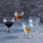Pebbled Artisan Hand-Blown Glass Cup | Footed Compote | Petite | 5 oz