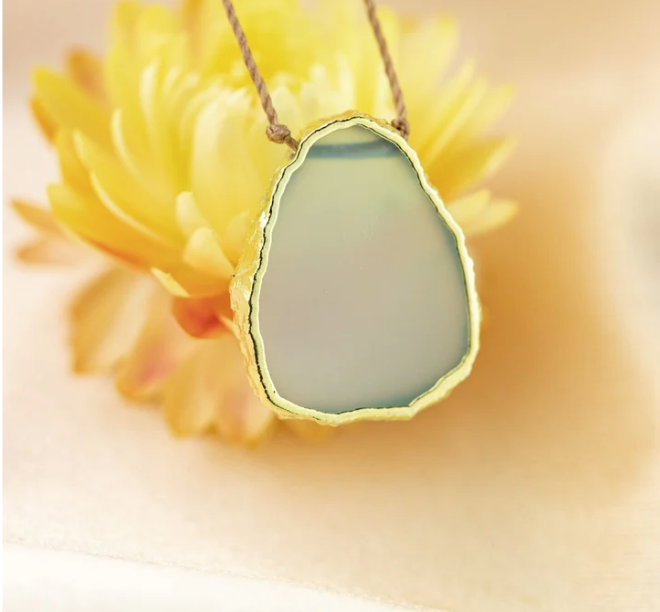 *Necklace | Aqua Chalcedony Alchemy Necklace for Be the Light