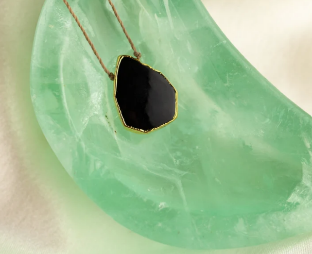 *Necklace | Black Onyx Alchemy Necklace for Stress Relief