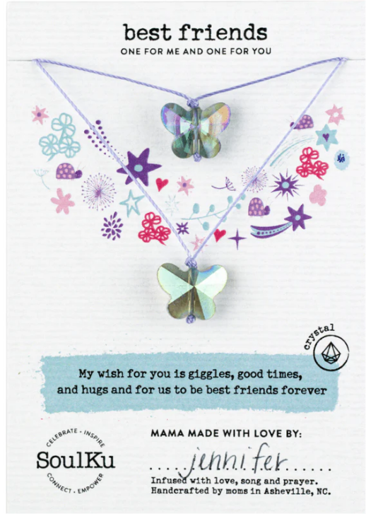 Necklace | KIDS Butterfly Best Friends Pair
