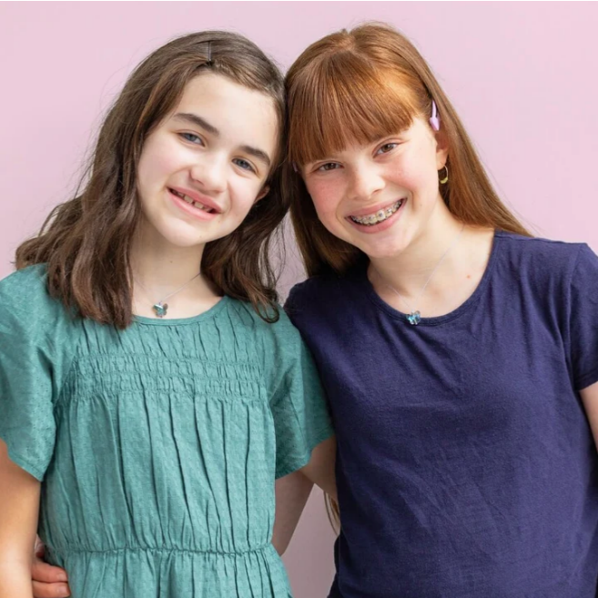 Necklace | KIDS Butterfly Best Friends Pair