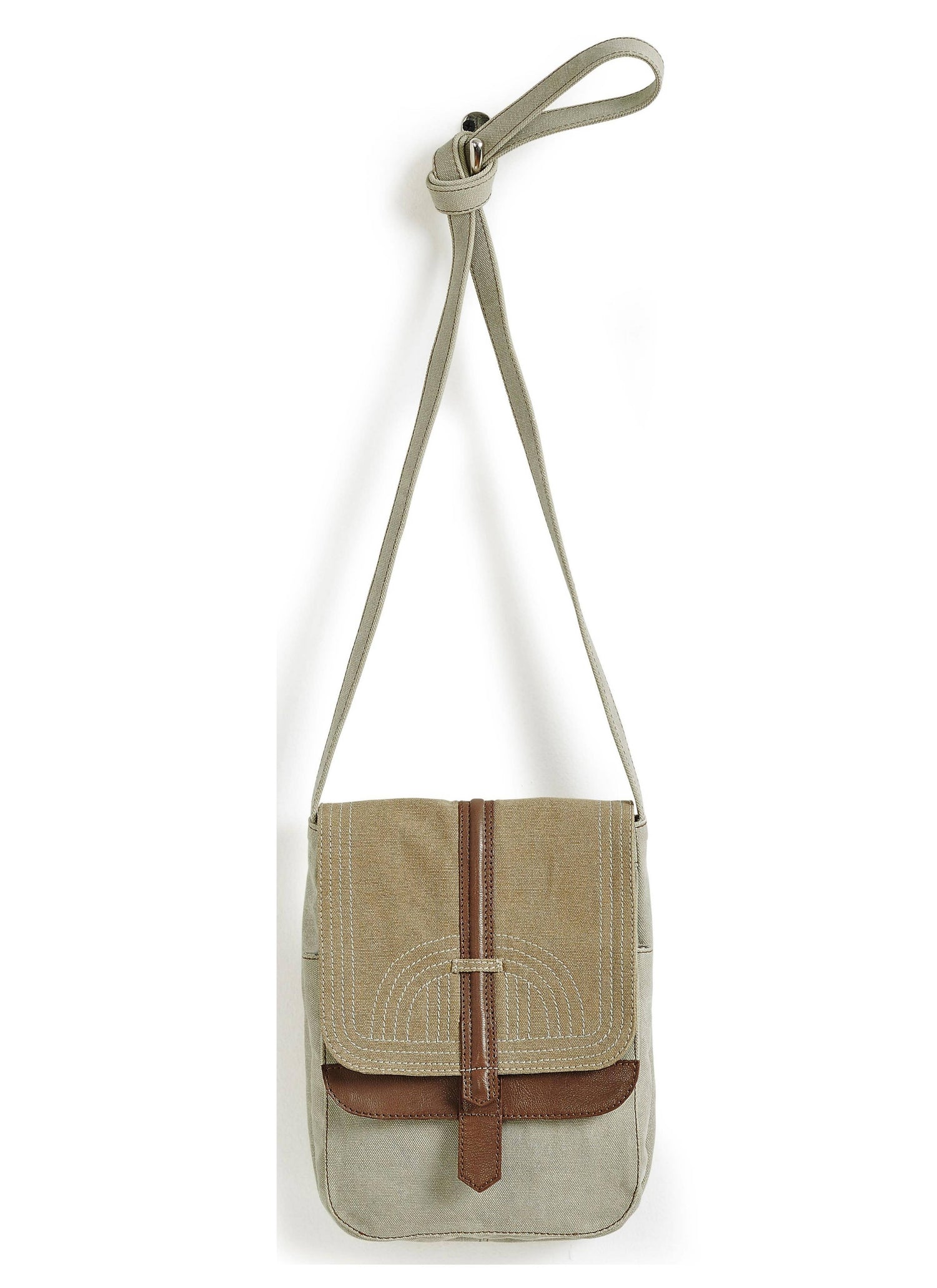 Crossbody | Goldenrod Military Up-Cycled Canvas