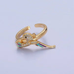 CZ Hummingbird Adjustable Ring O2224