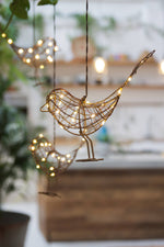 Lit Hanging Robin