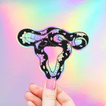 Vinyl Sticker | Snake Uterus - Holographic Vinyl