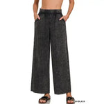 Lounge Pants | Charcoal Acid Wash