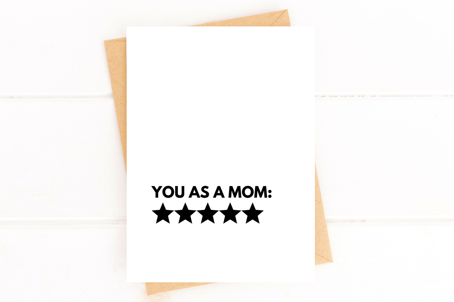 Greeting Card | Five Star Mom Funny Mom