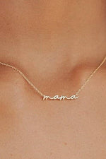 Mama Necklace | 18K STAINLESS STEEL TARNISH FREE Gold