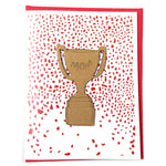Greeting Card + Magnet | Mom Trophy