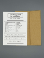 Greeting Card | For All Occasions - Funny Everyday Card