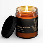 Botanical Spa Candle in Amber Jar | Juniper Berry