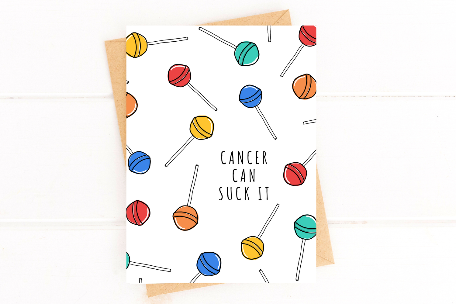 Greeting Card | Cancer Can Suck It