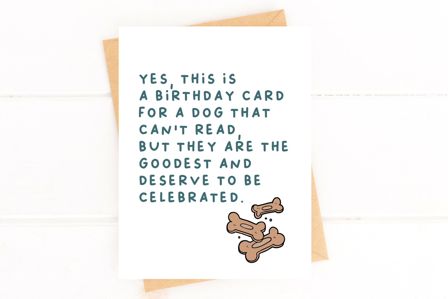 Dog Greeting Card |  Goodest Card for Dog Birthday