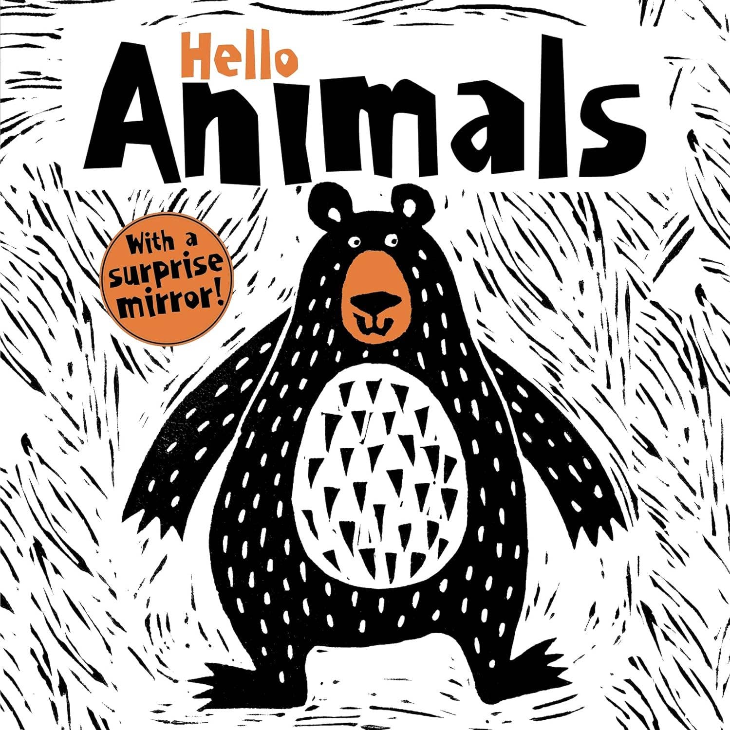 Baby Board Book | Hello Animals - High Contrast
