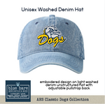 Alhambra Hat | Washed Light Denim Classic Bulldogs Design