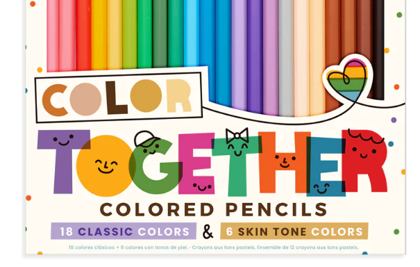 Art Colored Pencils Set | Classic Shades + Multi Skin Tones