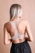 Racerback Bralette | Seamless Lace Back