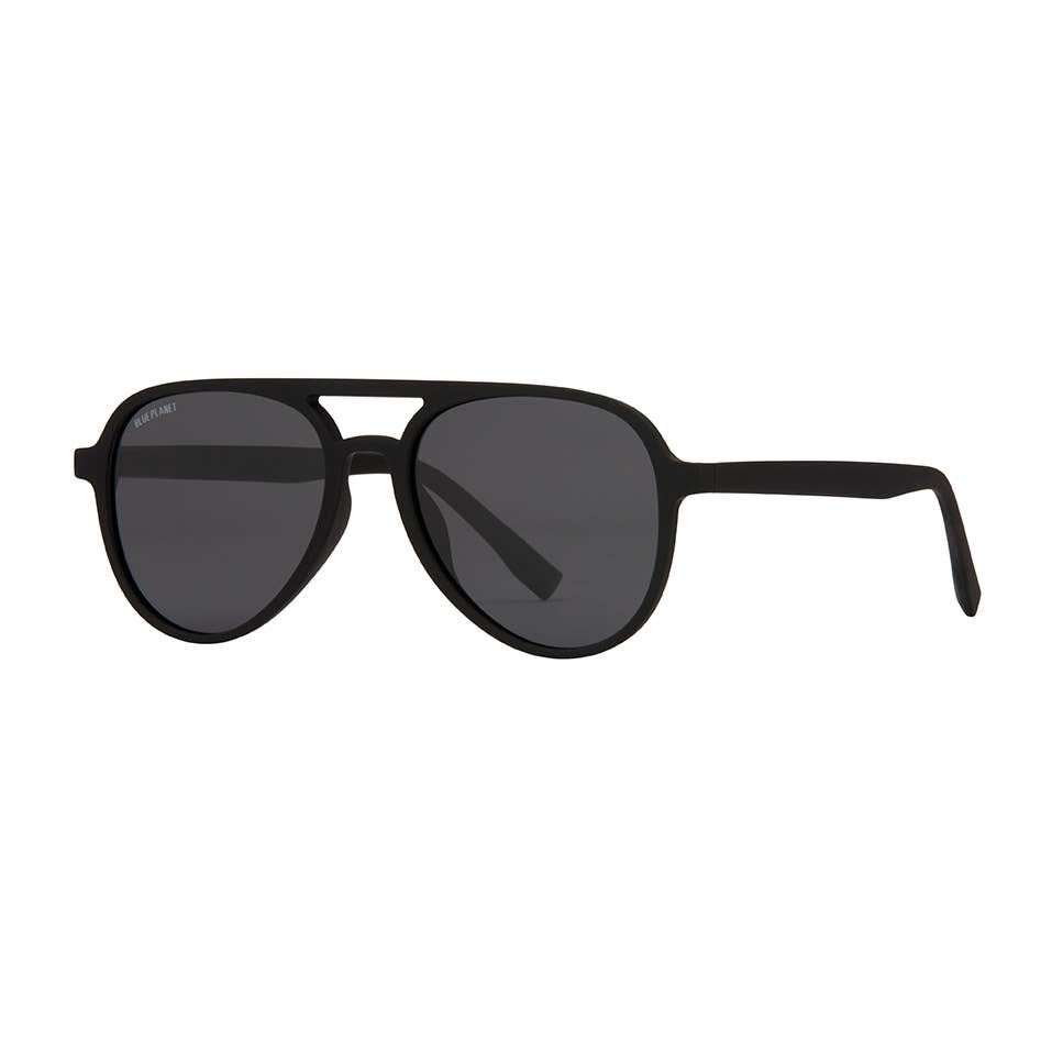 Blue Planet Sunglasses | Dunes - Soft Onyx / Smoke Polarized Lenses