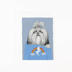 Greeting Card | Shih Tzu in a Unicorn Tee