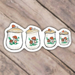 Magnet | Vintage Merry Mushrooms