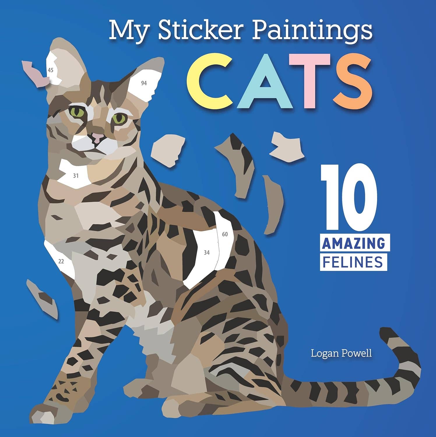 Sticker Painting Book | Cats