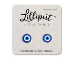 Stud Earrings | Evil Eye