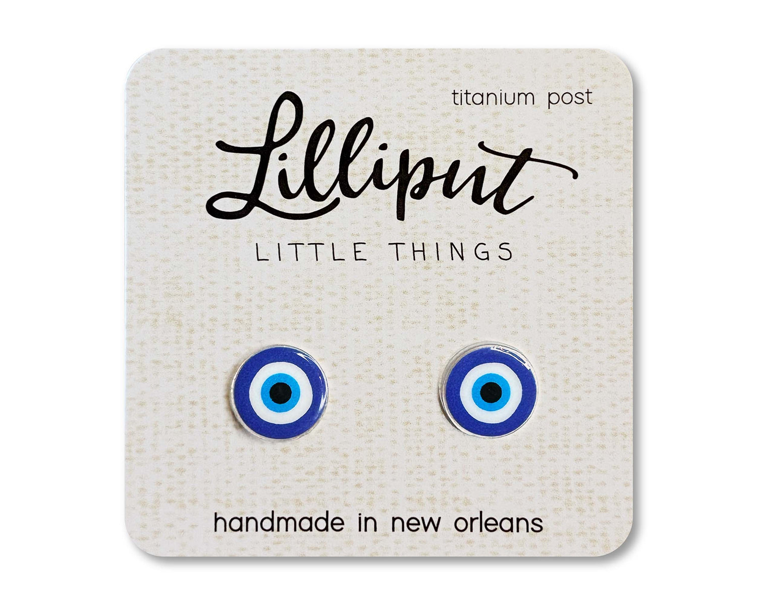 Stud Earrings | Evil Eye